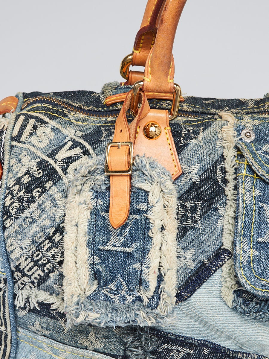 Louis vuitton best sale denim patchwork speedy