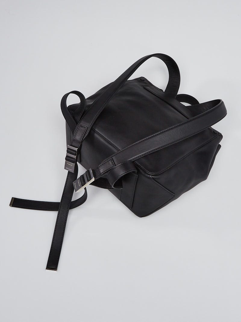 Proenza Schouler Black Leather PS Courier Backpack Bag | Yoogi's
