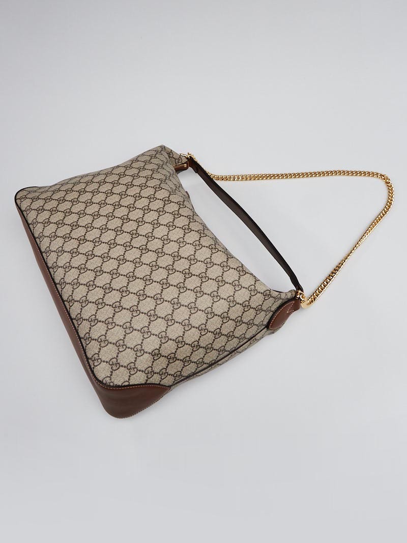 Gucci Linea A Supreme Coated Canvas Hobo Shoulder Bag