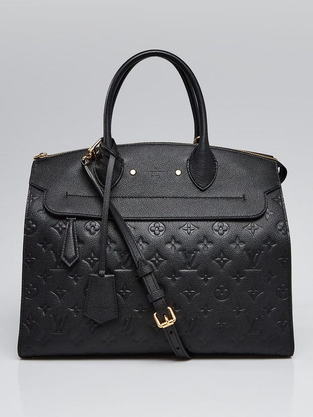 Louis Vuitton Black Monogram Empreinte Leather Pont-Neuf GM Bag