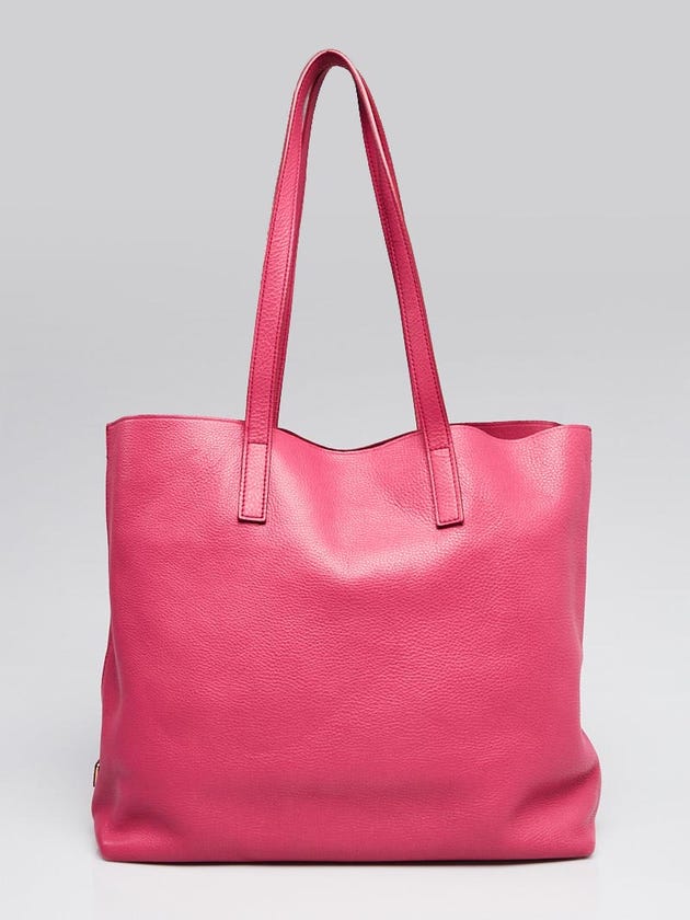 Prada Peonia Vitello Daino Leather Tote Bag BR4819