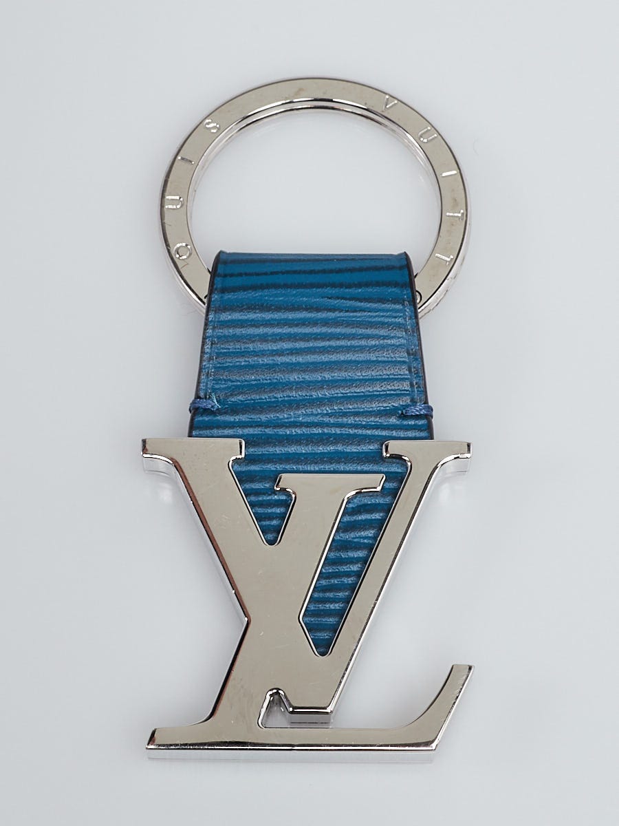 Louis Vuitton Bleu Celeste LV Initials Key Holder | Yoogi's Closet