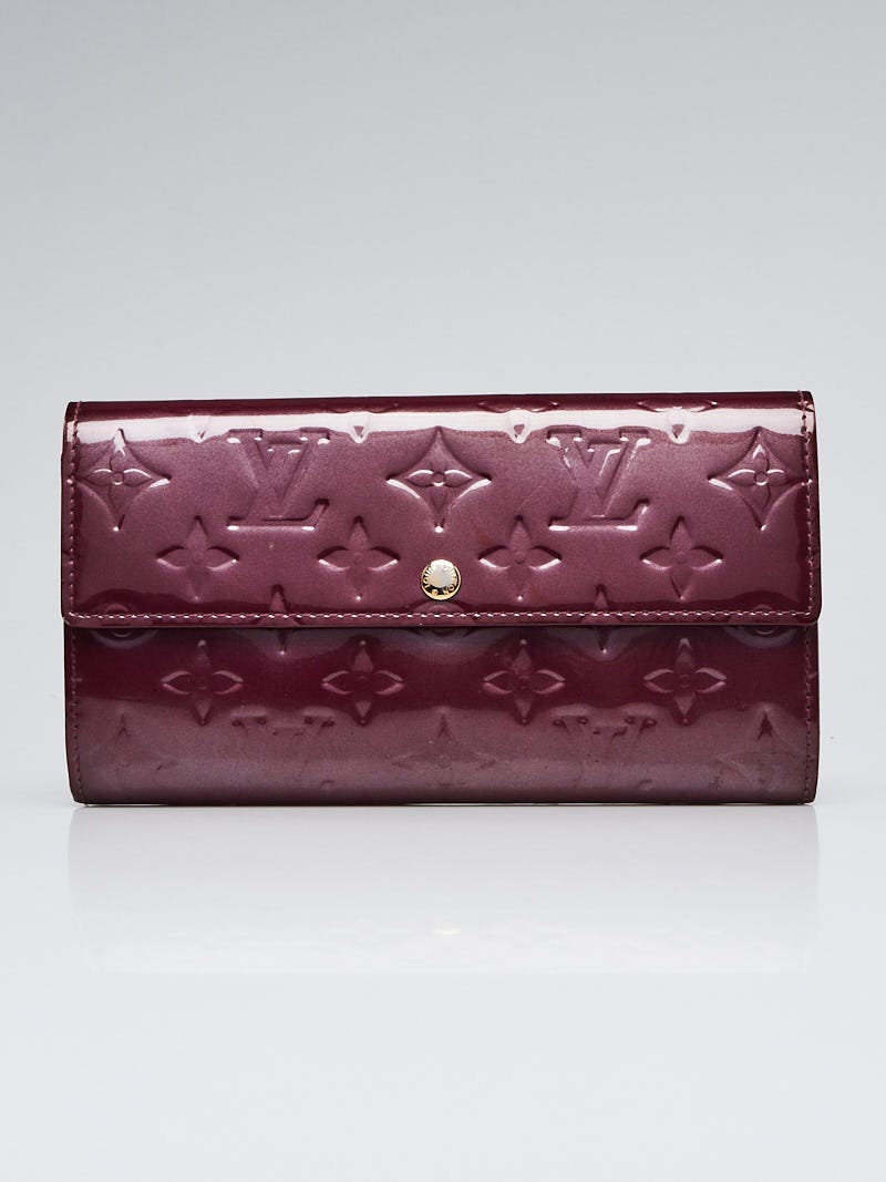 Louis Vuitton Violette Monogram Vernis Sarah Wallet