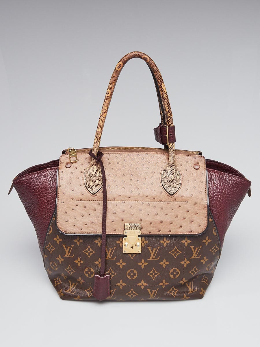 Louis Vuitton Limited Edition Bordeaux Exotique Majestueux Shoulder Bag