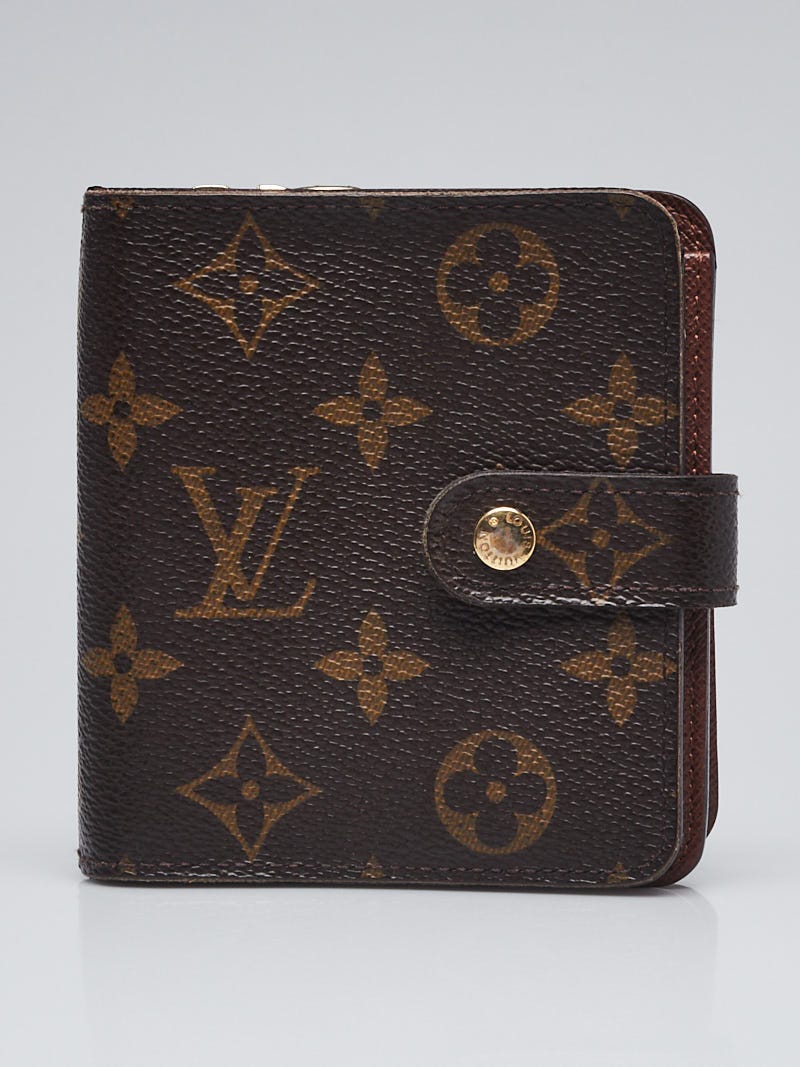 Louis Vuitton Monogram Canvas Zip Compact Wallet