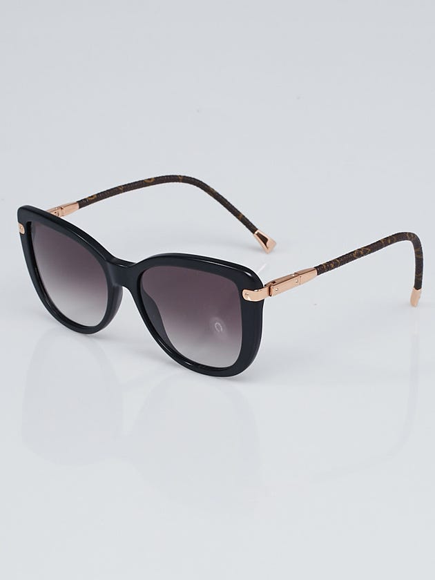 Louis Vuitton Black Matte Acetate Frame Charlotte Sunglasses - Z0781W