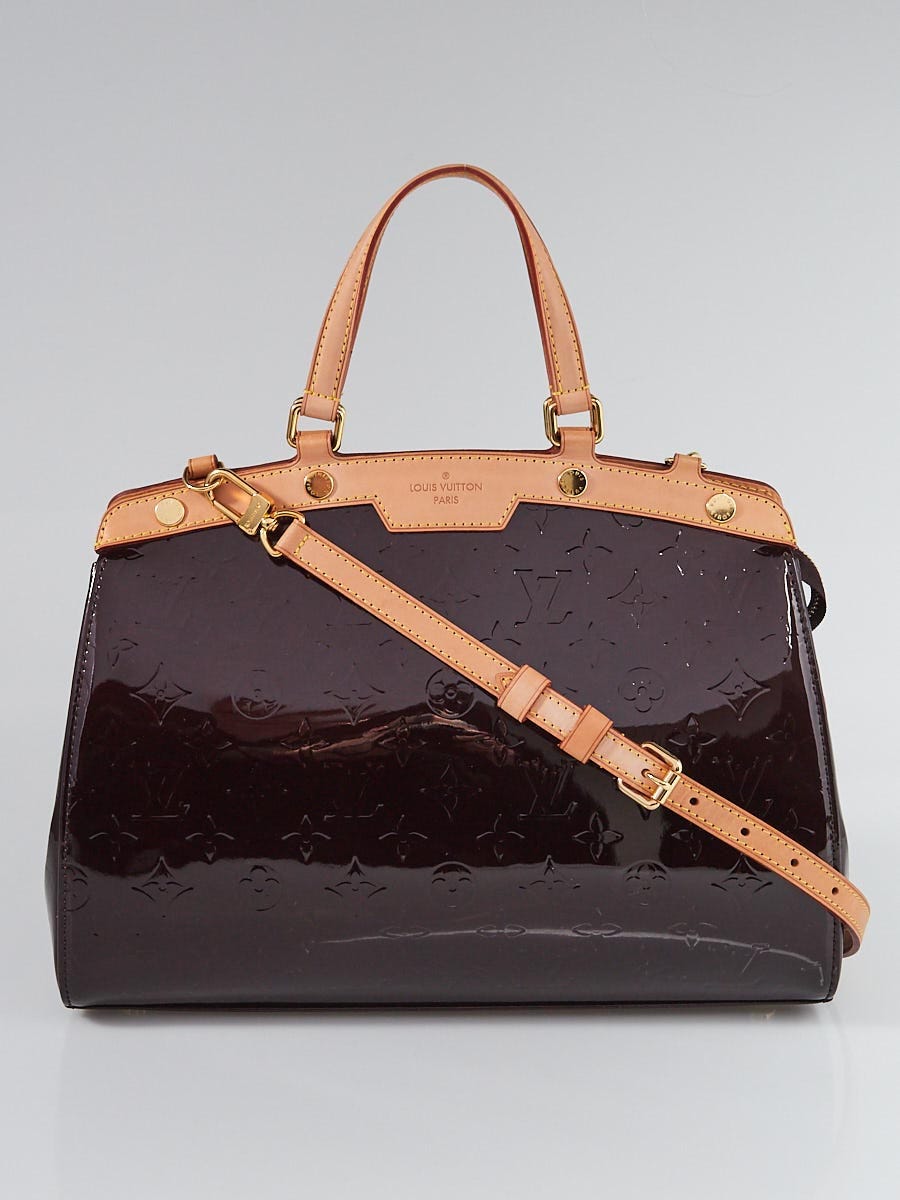 Louis Vuitton Amarante Monogram Vernis Brea MM Bag - Yoogi's Closet