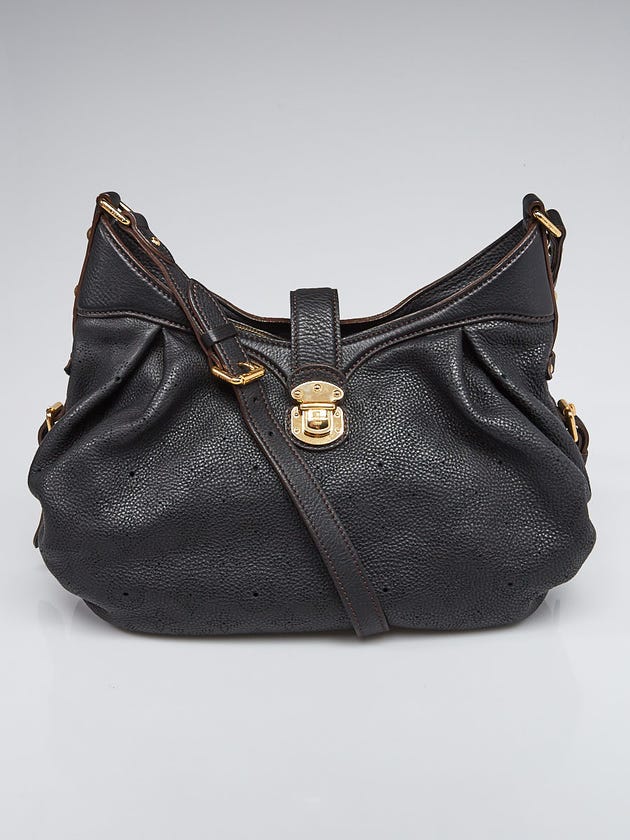 Louis Vuitton Black Monogram Mahina Leather XS Bag