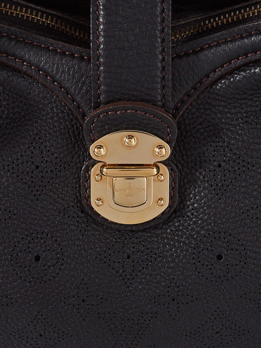 Louis Vuitton Black Monogram Mahina Leather XS Bag - Yoogi's Closet