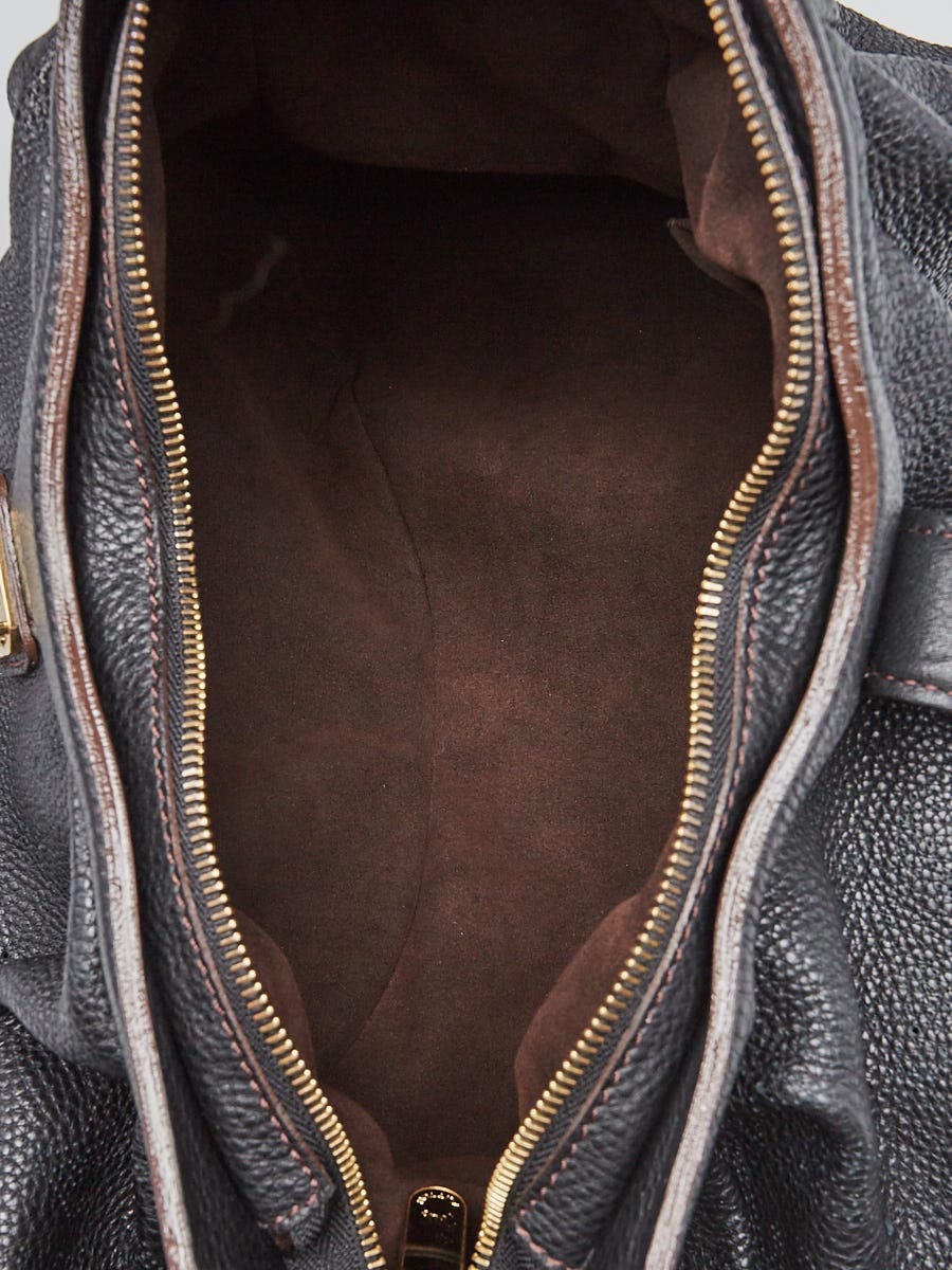 Louis Vuitton Brown Monogram Mahina XS Dark brown Leather Pony-style  calfskin ref.953372 - Joli Closet