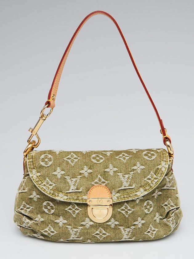 Louis Vuitton Lichen Monogram Denim Mini Pleaty Bag