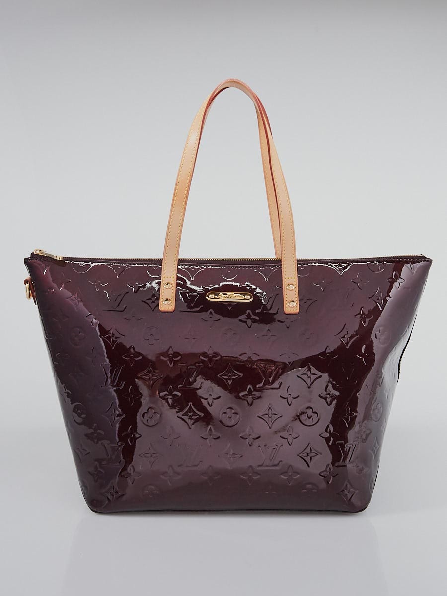 Louis Vuitton Monogram Amarante Vernis Bellevue GM Bag - Yoogi's Closet