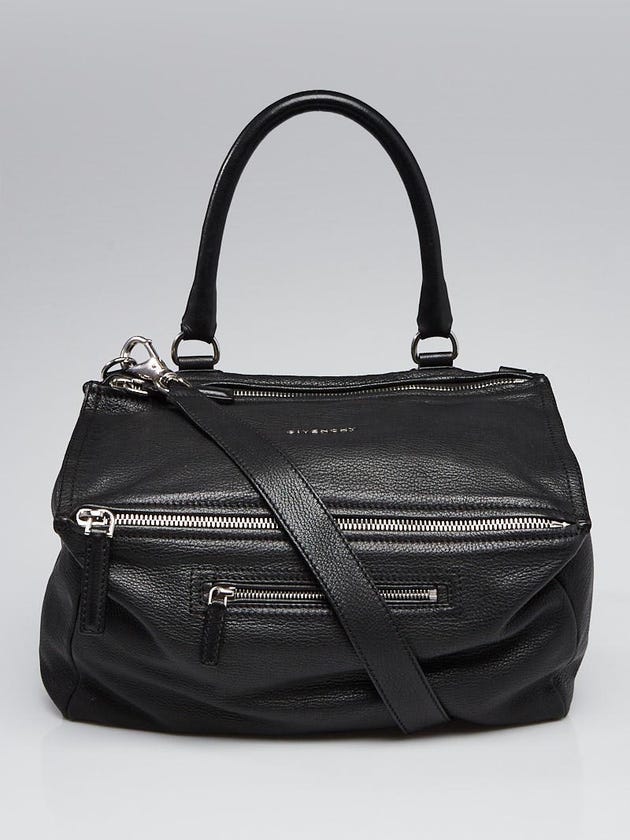 Givenchy Black Sugar Goatskin Leather Medium Pandora Bag