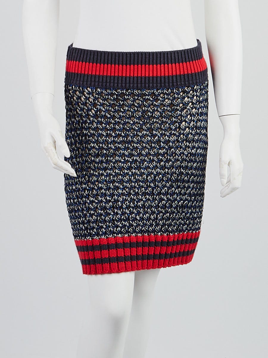 Louis Vuitton - Authenticated Skirt - Cotton Red For Woman, Good condition