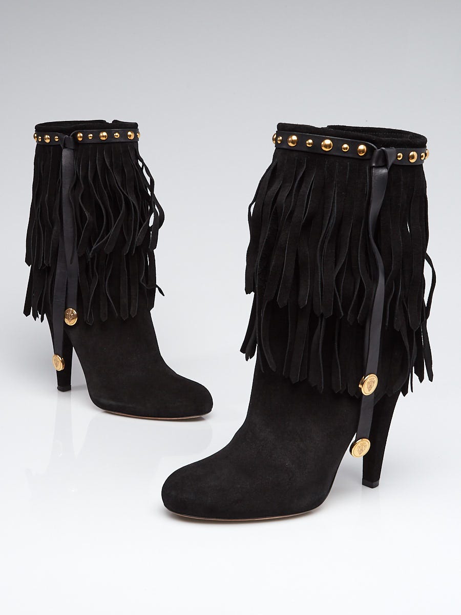 Gucci discount fringe boots