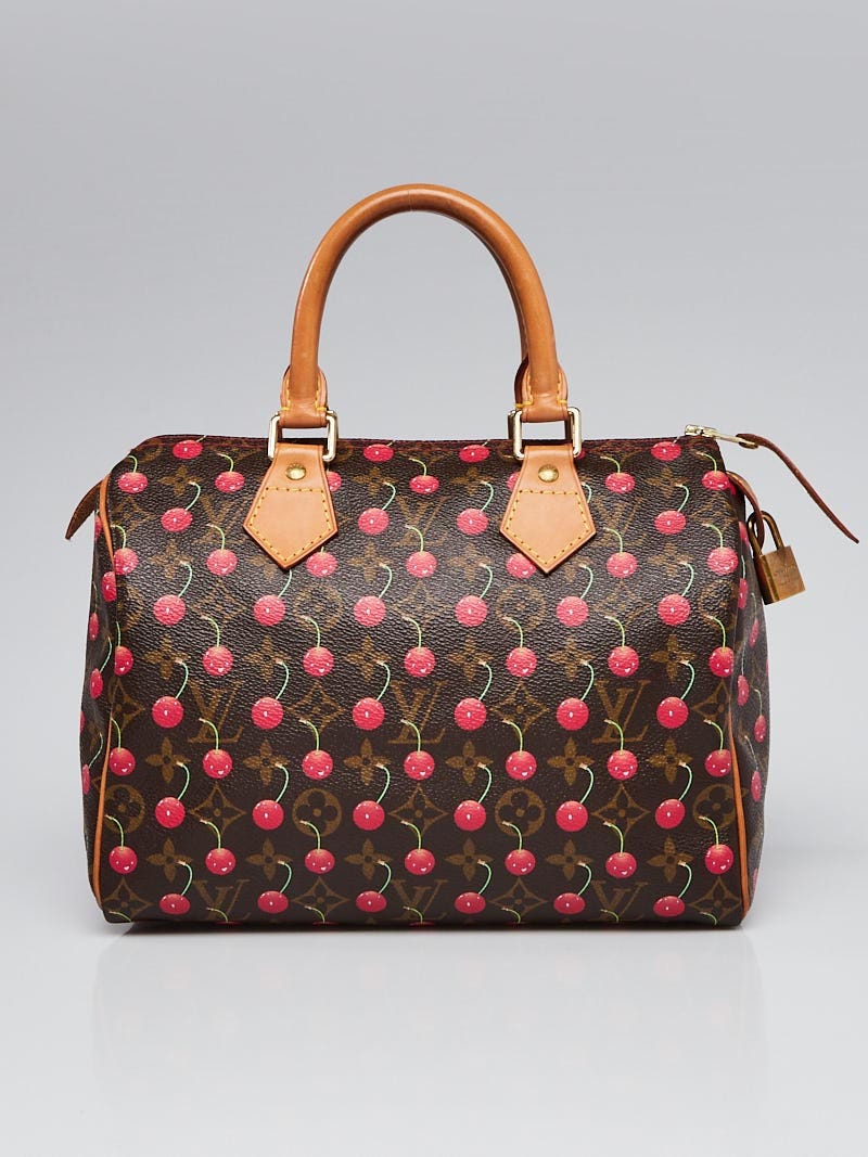 Louis Vuitton Limited Edition Takashi Murakami Cerises Speedy 25 Handbag,  2005.