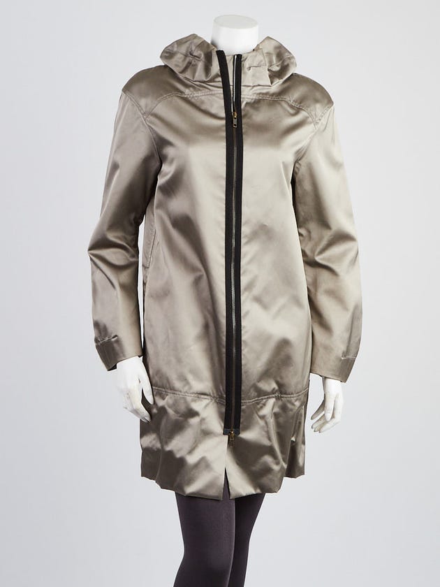 Marni Grey Viscose Blend Light Weight Jacket Size 4/38