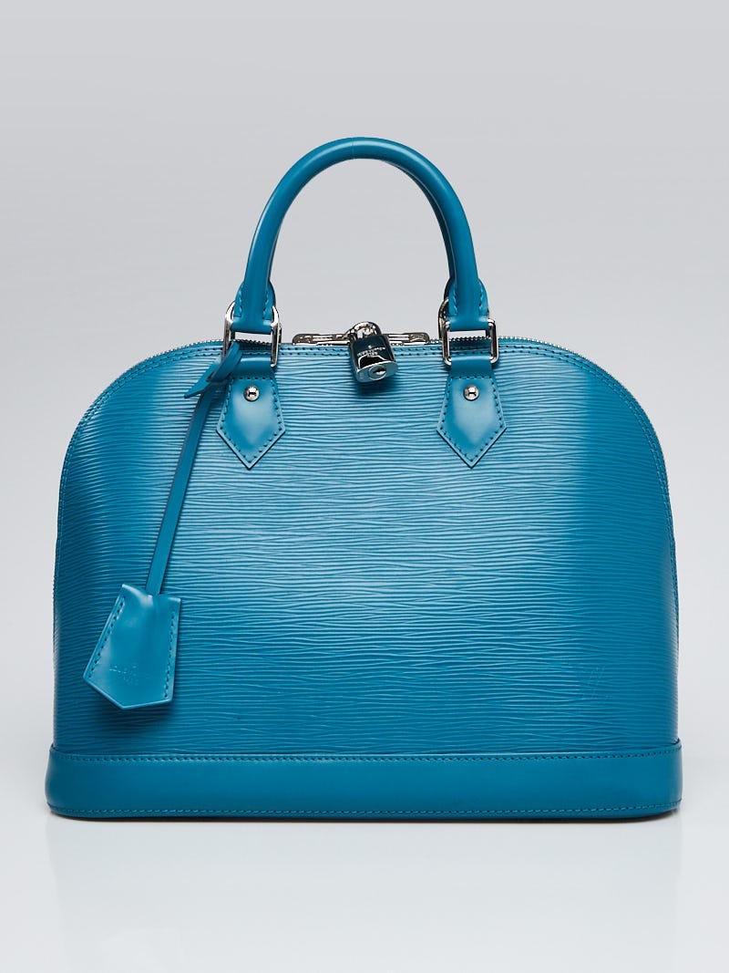 Louis Vuitton Cyan Epi Leather Alma BB Bag Louis Vuitton
