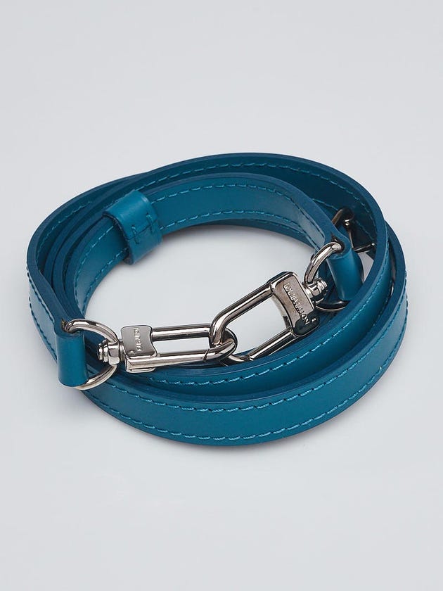 Louis Vuitton Indigo Leather 16mm Adjustable Strap