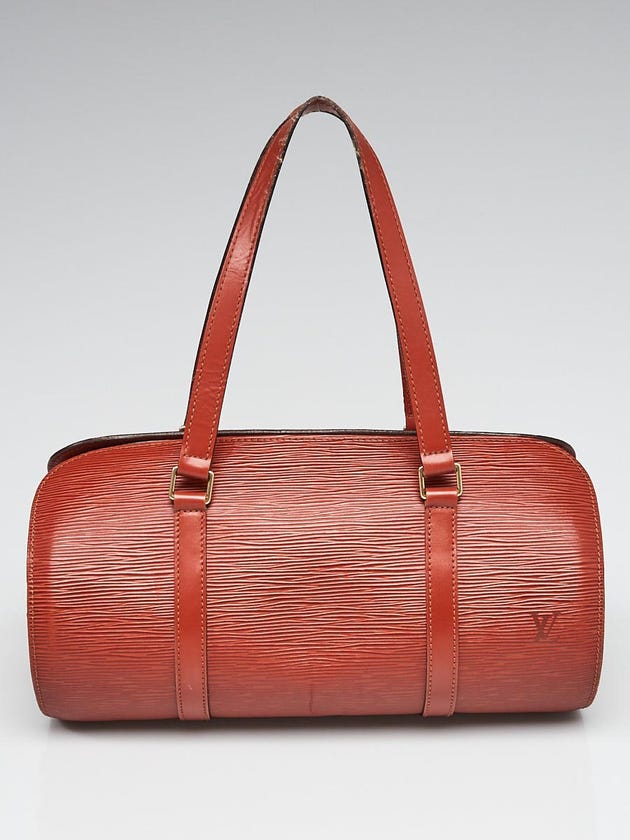 Louis Vuitton Kenyan Fawn Epi Leather Soufflot Bag w/Accessories Pochette