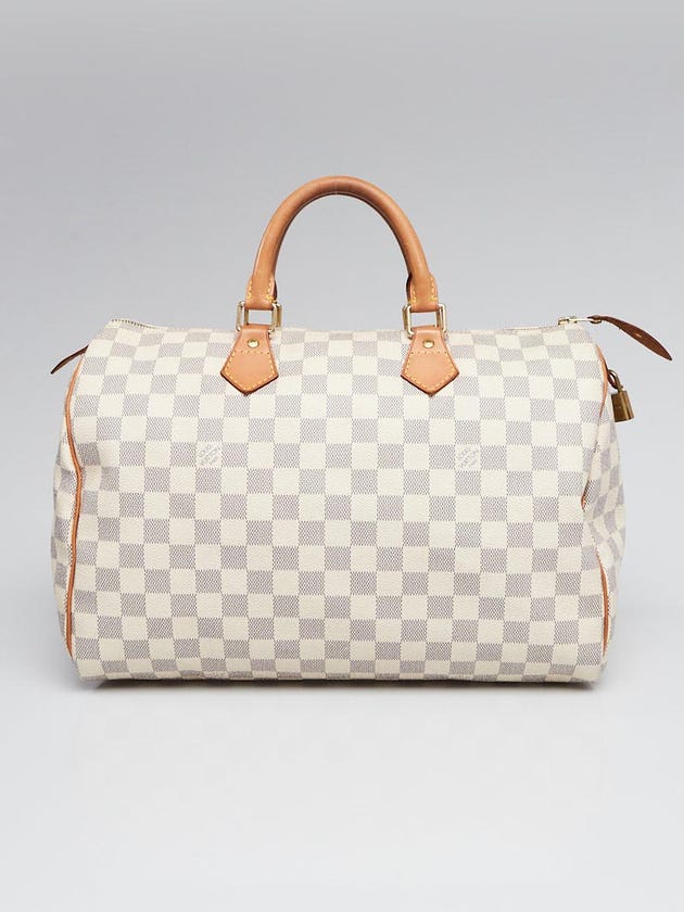Louis Vuitton Damier Azur Canvas Speedy 35 Bag
