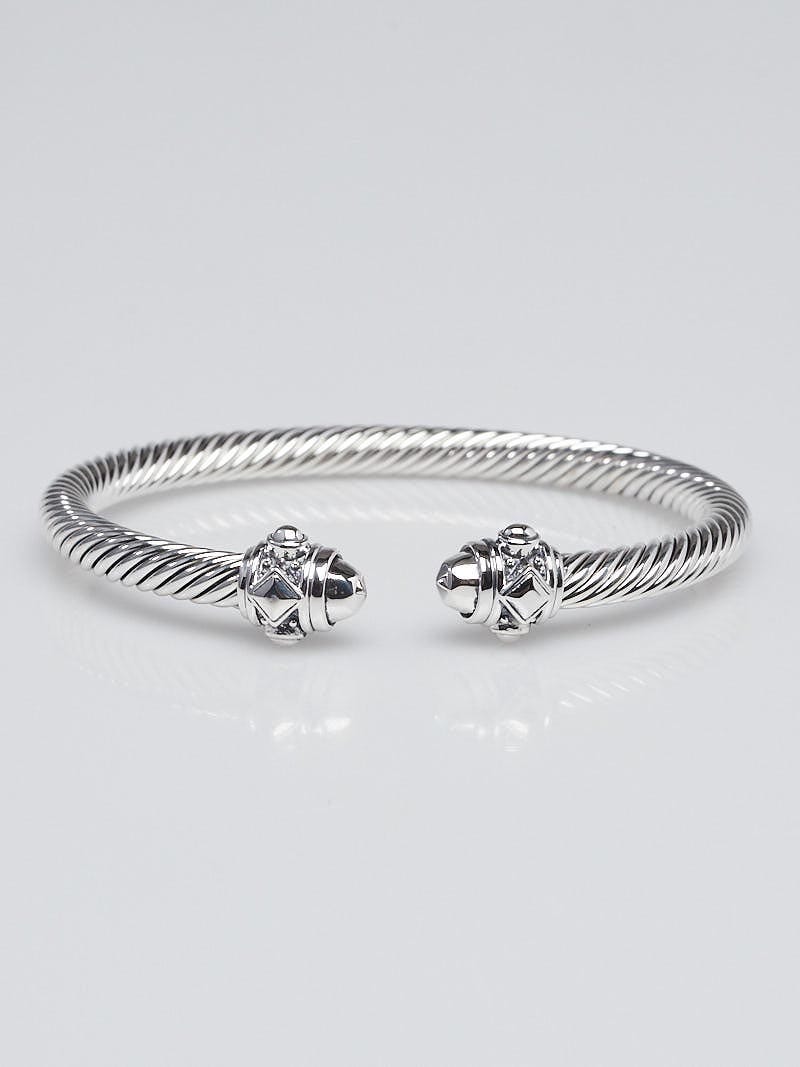David Yurman 5mm Sterling Silver Renaissance Cable Bracelet