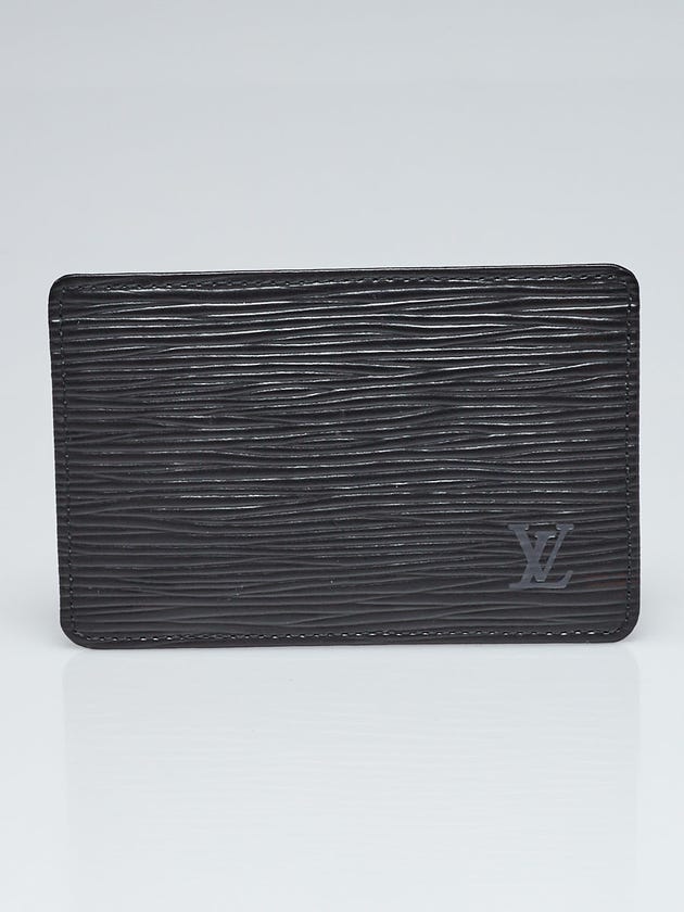 Louis Vuitton Black Epi Business Card Holder