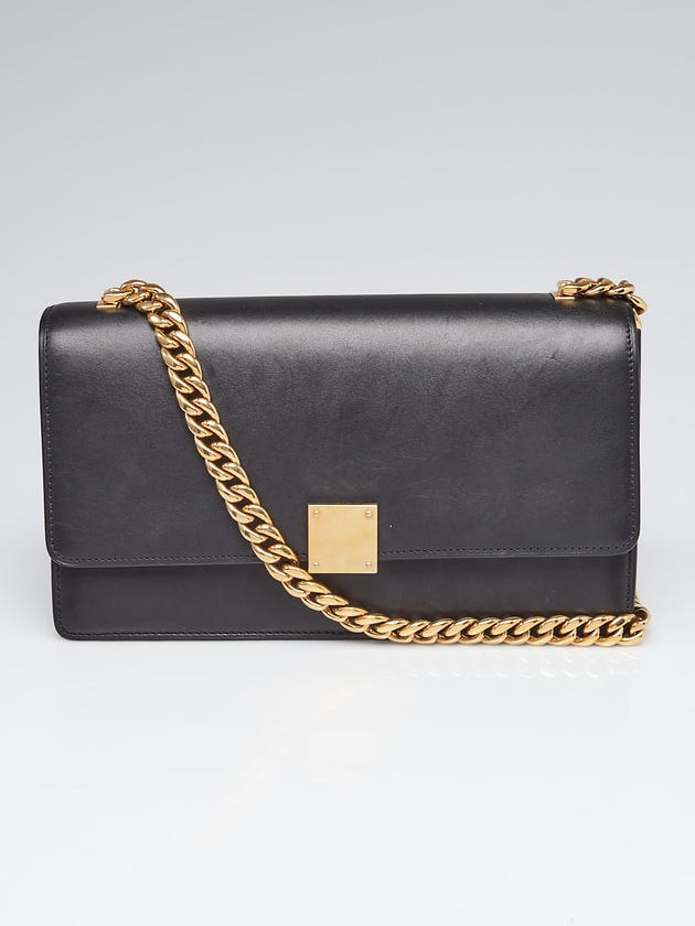 Celine Black Leather Flap Case Small Bag