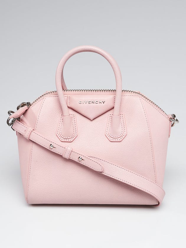 Givenchy Pink Sugar Goatskin Leather Mini Antigona Bag