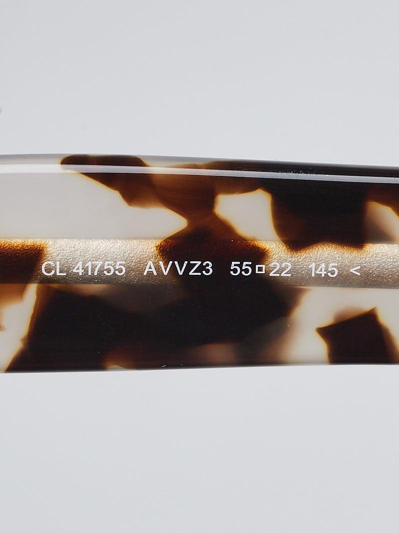 Celine Tortoise Shell Acetate Frame Audrey Sunglasses- CL41755