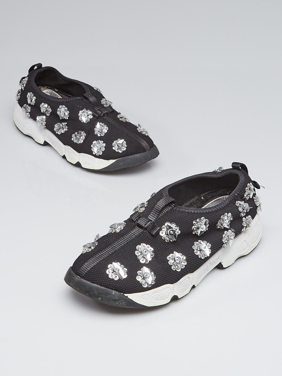 Dior fusion sneaker 2024 in black technical fabric