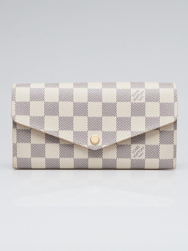 Louis Vuitton Damier Azur Canvas Sarah NM3 Wallet