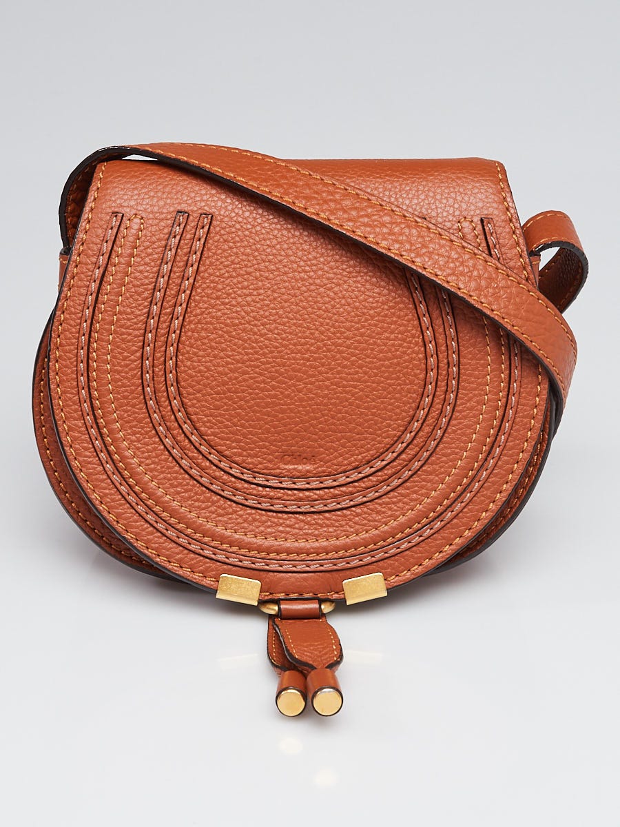 Marcie mini tan crossbody bag