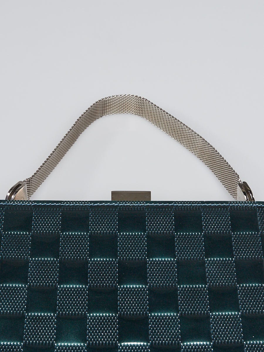 Louis Vuitton Limited Edition Teal Damier Vernis Ange GM Evening Bag -  Yoogi's Closet