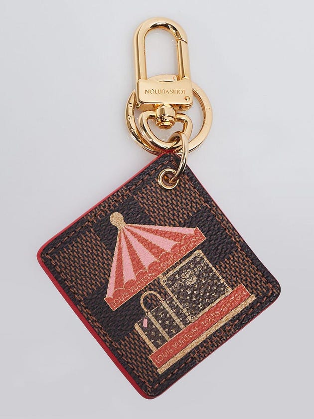 Louis Vuitton Limited Edition Monogram Canvas Illustre Pink Carousel Key Holder and Bag Charm