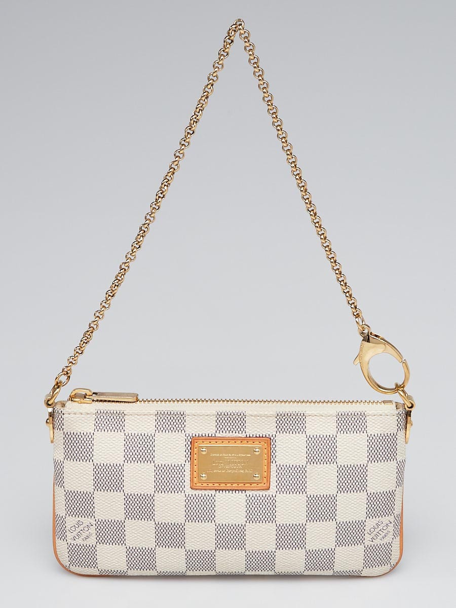 Louis Vuitton Damier Azur Canvas Pochette Milla MM Bag - Yoogi's