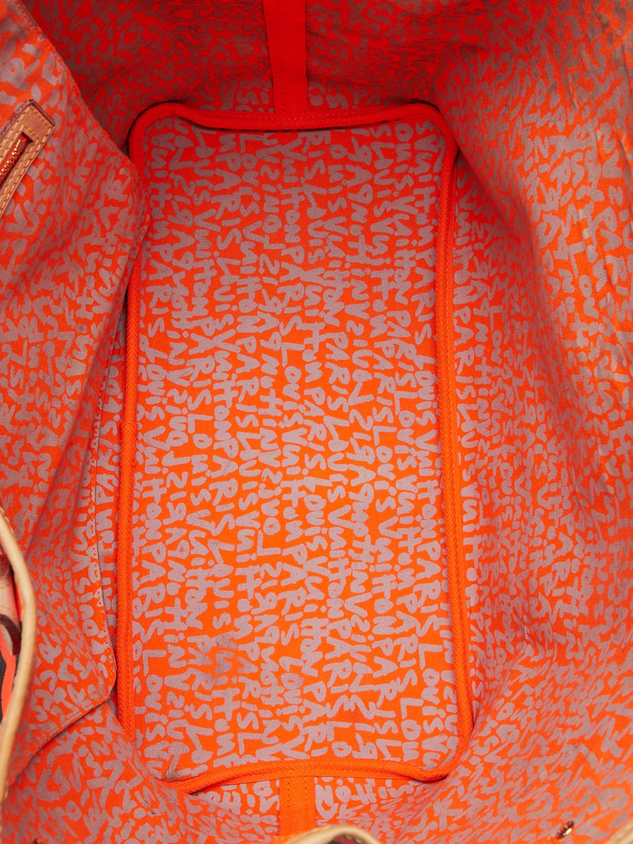 Louis Vuitton Neverfull GM Orange Graffiti Sprouse Carryall Travel