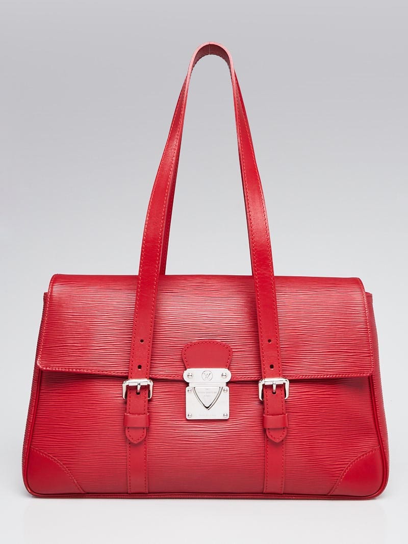 Louis Vuitton Red Epi Leather Segur MM Bag - Yoogi's Closet