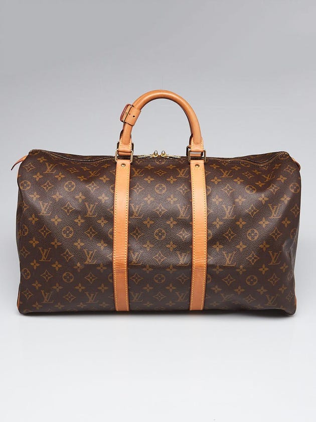 Louis Vuitton Monogram Canvas Keepall 50 Bag