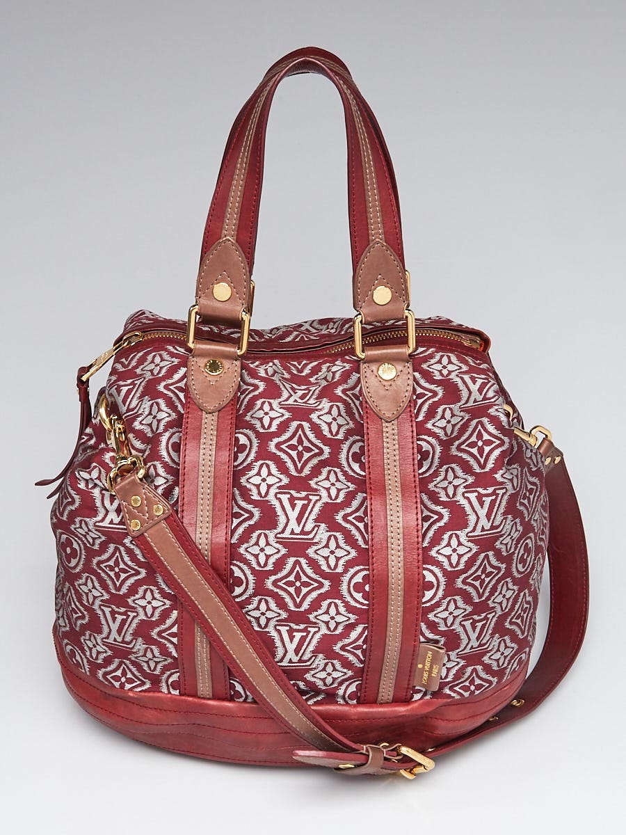 Louis Vuitton Limited Edition Bordeaux Jacquard Monogram Fabric