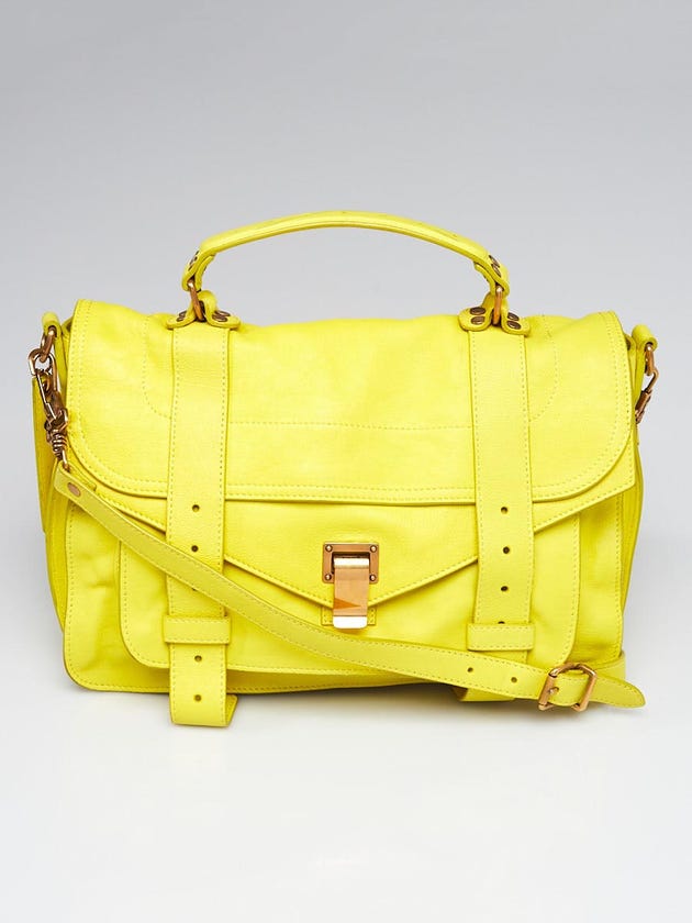 Proenza Schouler Sunshine Leather Medium PS1 Satchel Bag