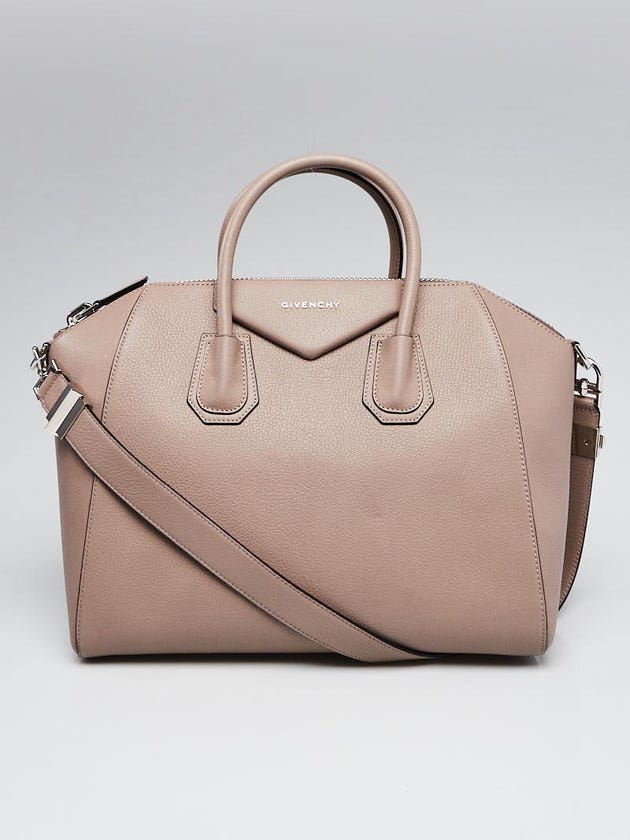 Givenchy Mastic Sugar Goatskin Leather Medium Antigona Bag