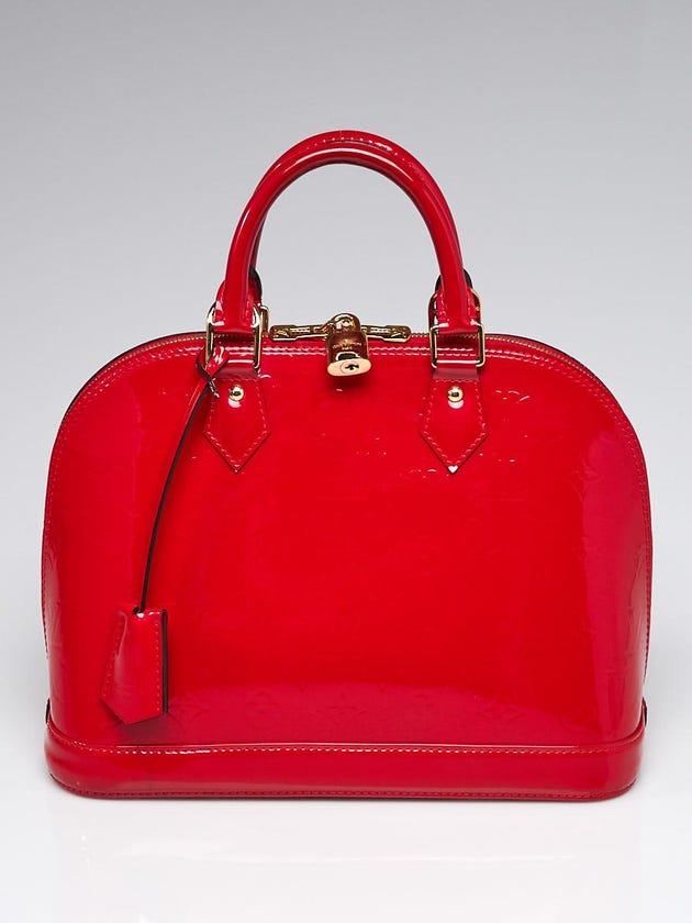 Louis Vuitton Cerise Monogram Vernis Alma PM Bag