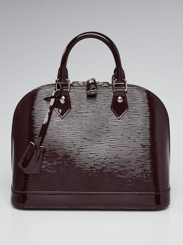Louis Vuitton Prune Electric Epi Leather Alma PM Bag