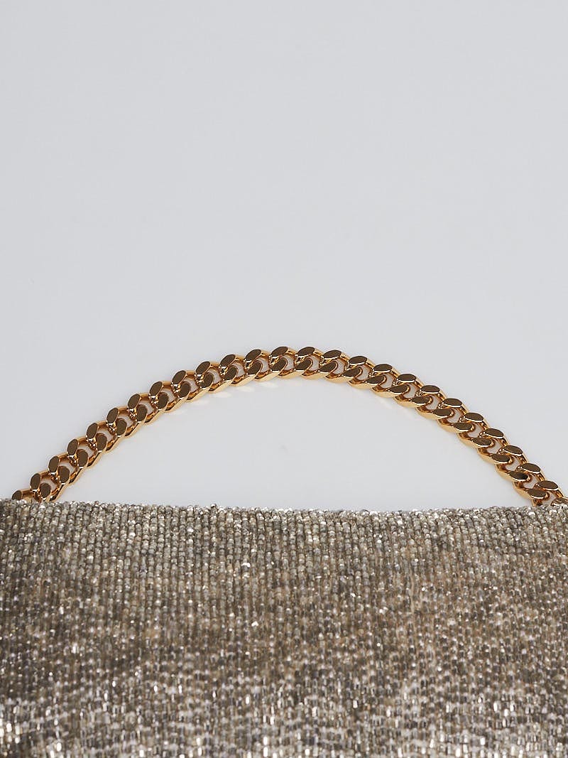 Fendi Gold/Silver Sequin Baguette Bag - Yoogi's Closet
