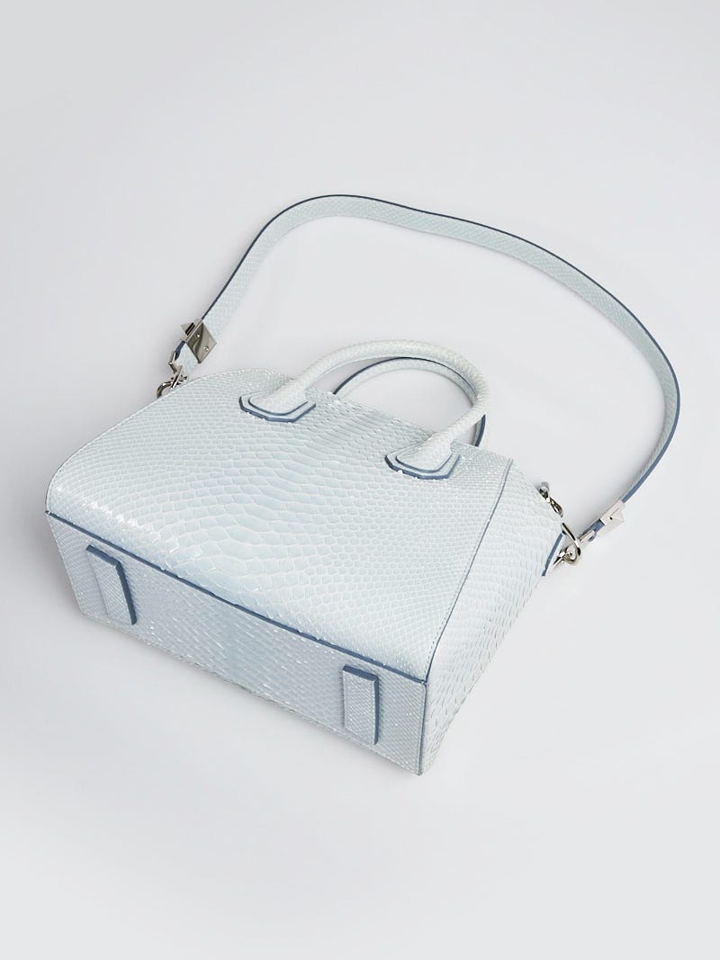 Givenchy Blue Python Handle Bag