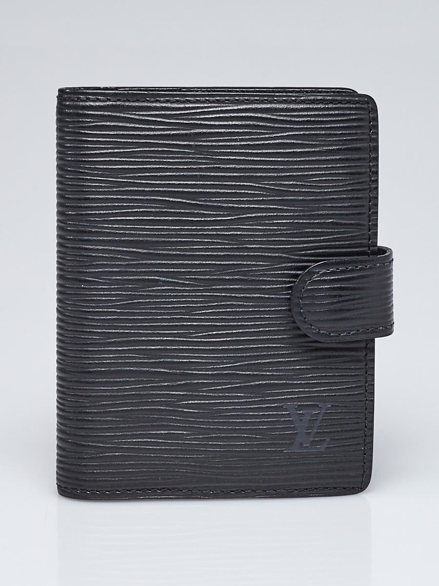 Louis Vuitton Black Epi Leather Compact Wallet Louis Vuitton
