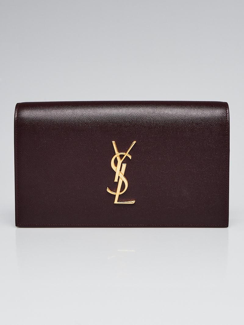 Ysl discount grained leather