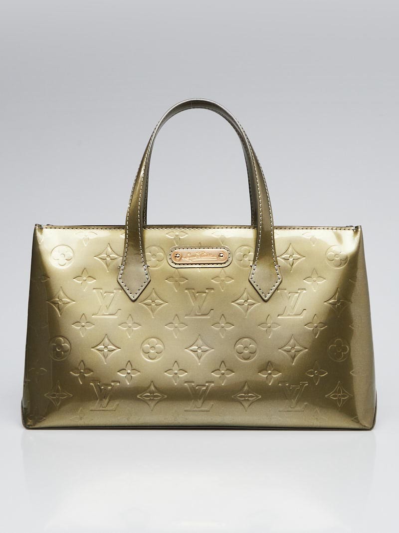 Louis Vuitton Vert Bronze Monogram Vernis Alma BB Bag - Yoogi's Closet