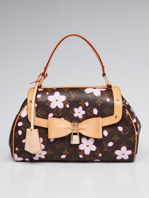 Louis Vuitton Limited Edition Cherry Blossom Monogram Canvas Sac Retro PM Bag